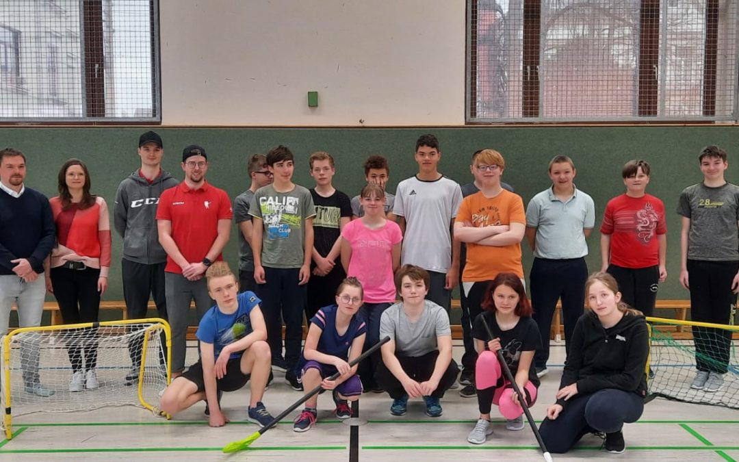 Eispiraten zu Gast an der Goetheschule Meerane