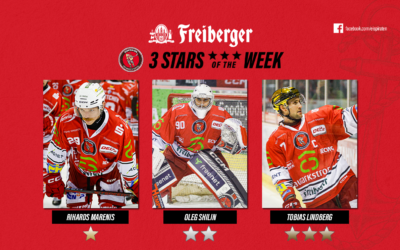 Rihards Marenis ist „Freiberger – Star of the week“