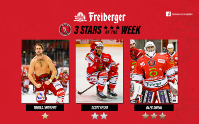 Tobias Lindberg ist „Freiberger – Star of the week“